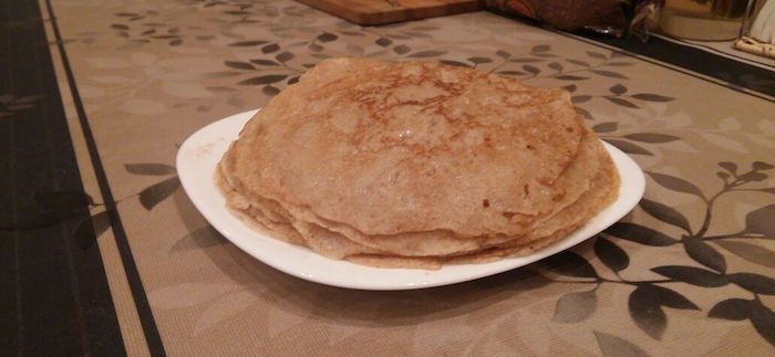 vegan pancake üçün resept